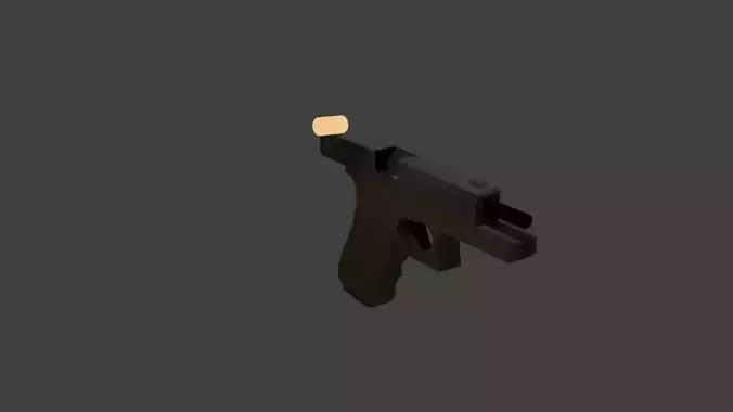 Low Poly Glock 18