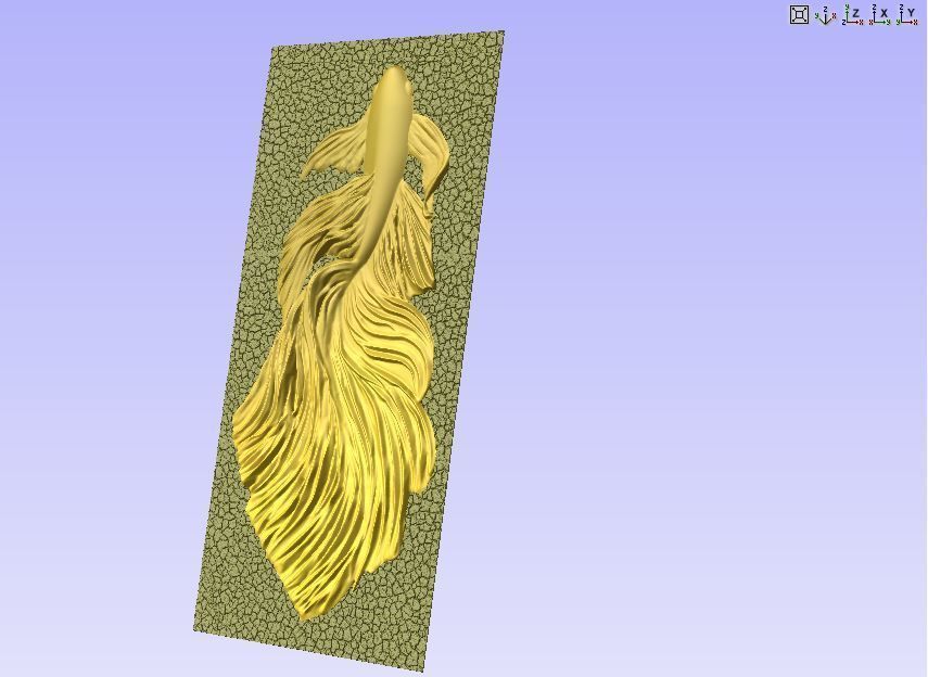 pez bailarina 3D model_2