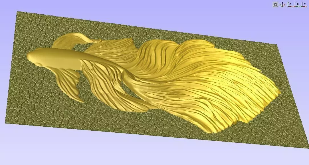 pez bailarina 3D model_0