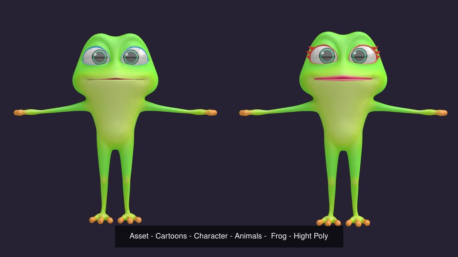 Asset - Cartoons - Character - Animals - Rig - Hight Poly 3D Model Collection_20
