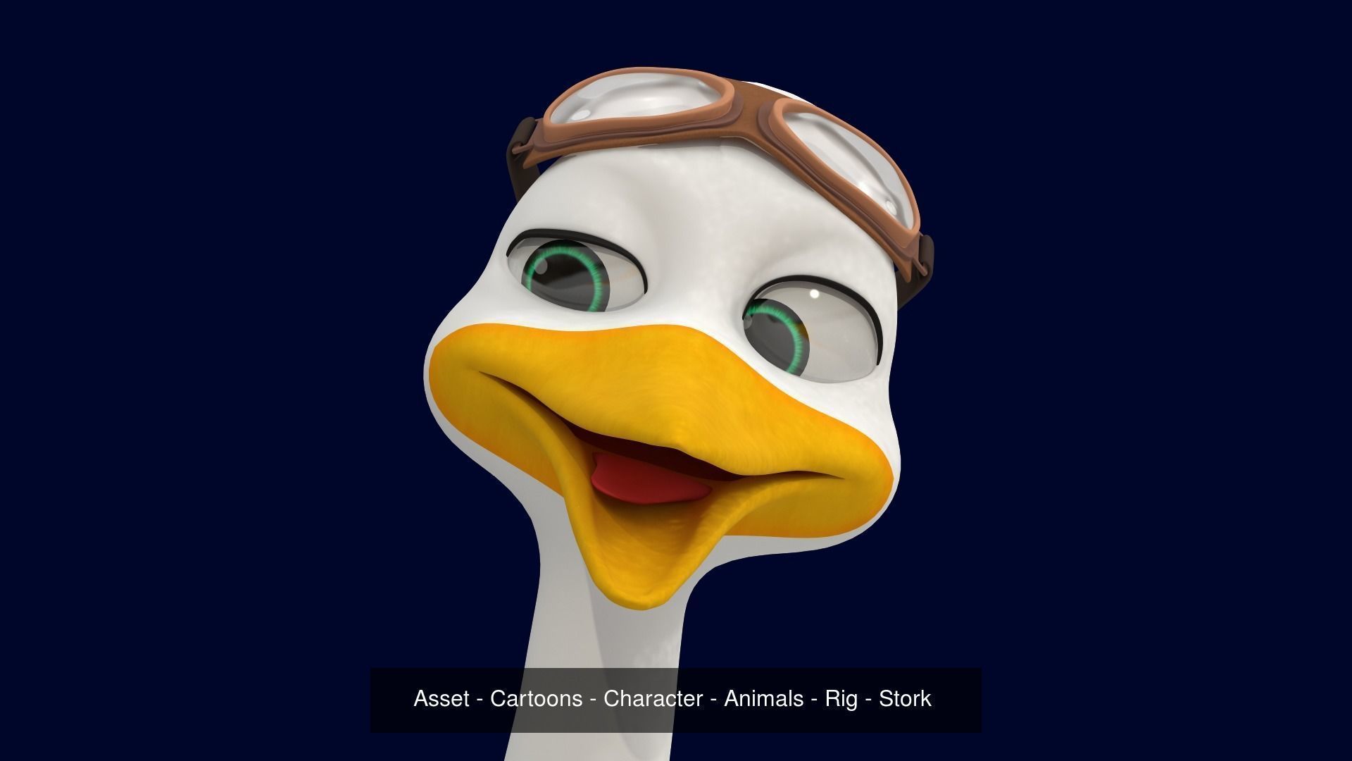 Asset - Cartoons - Character - Animals - Rig - Hight Poly 3D Model Collection_19