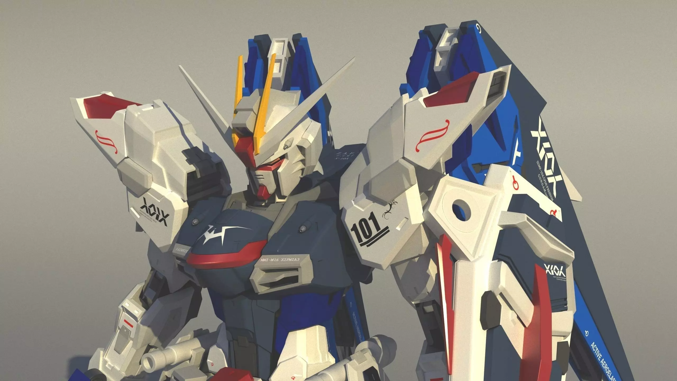 Freedom Gundam 3D model_0