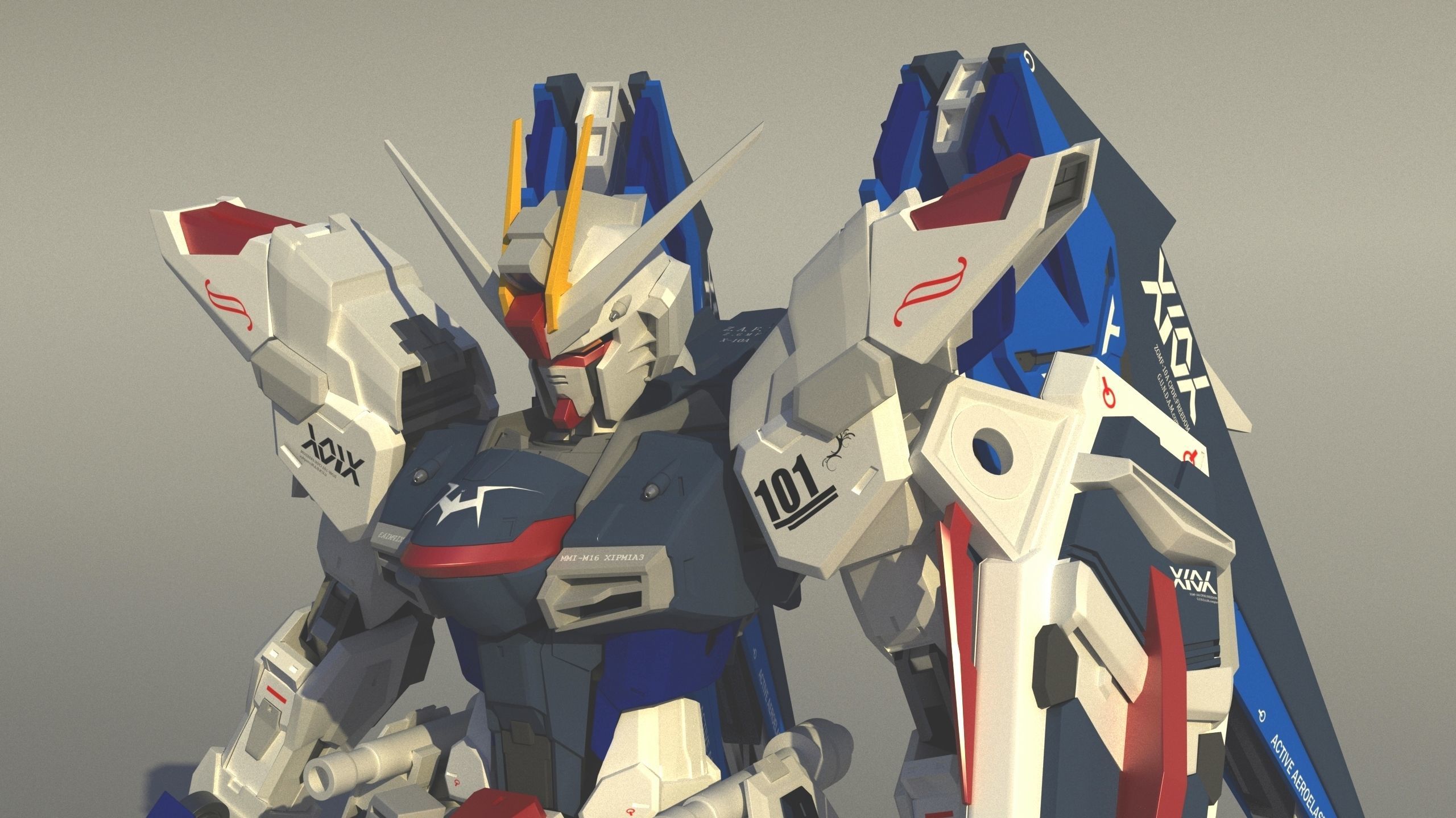 Freedom Gundam 3D model_2