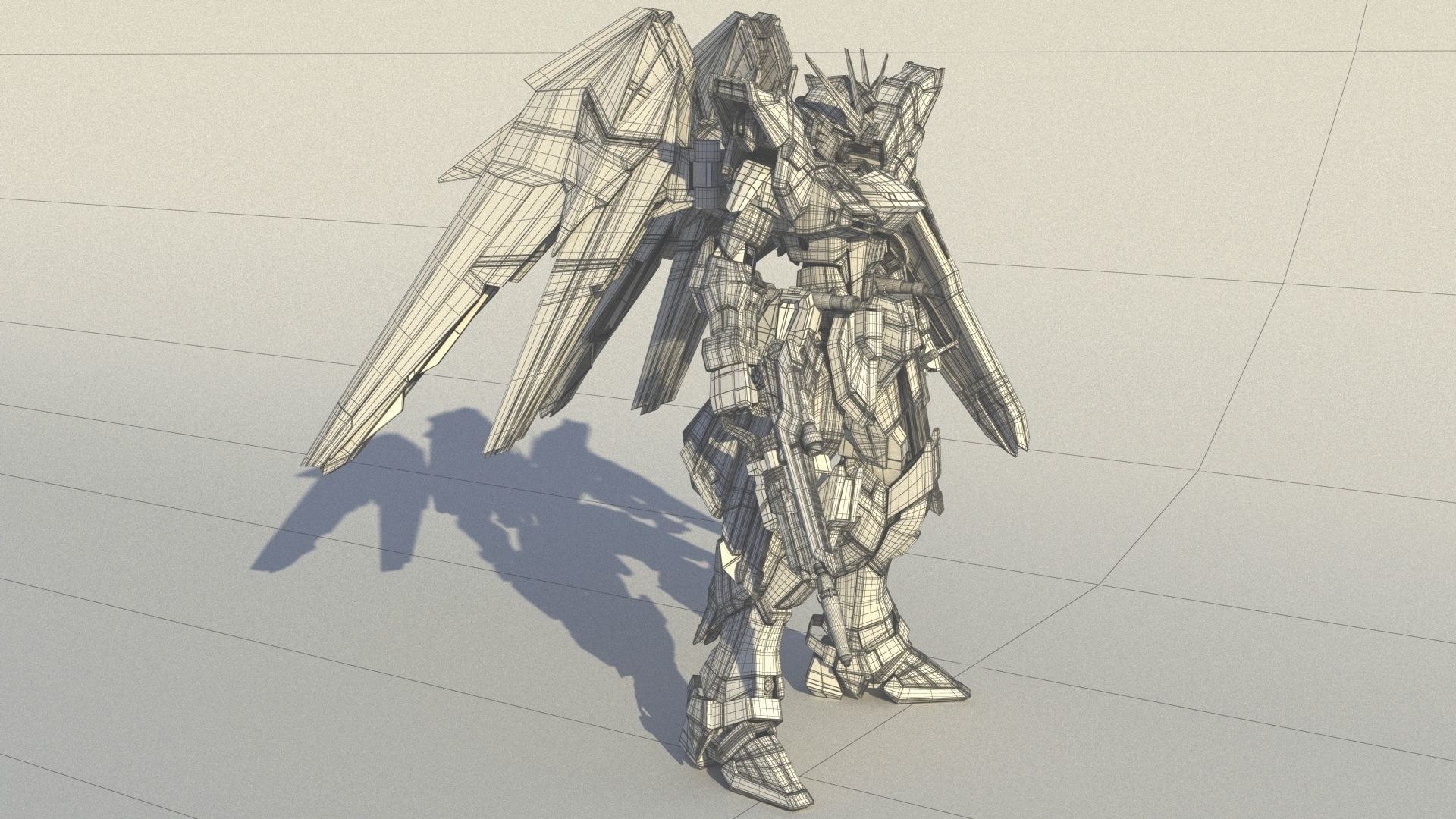 Freedom Gundam 3D model_6