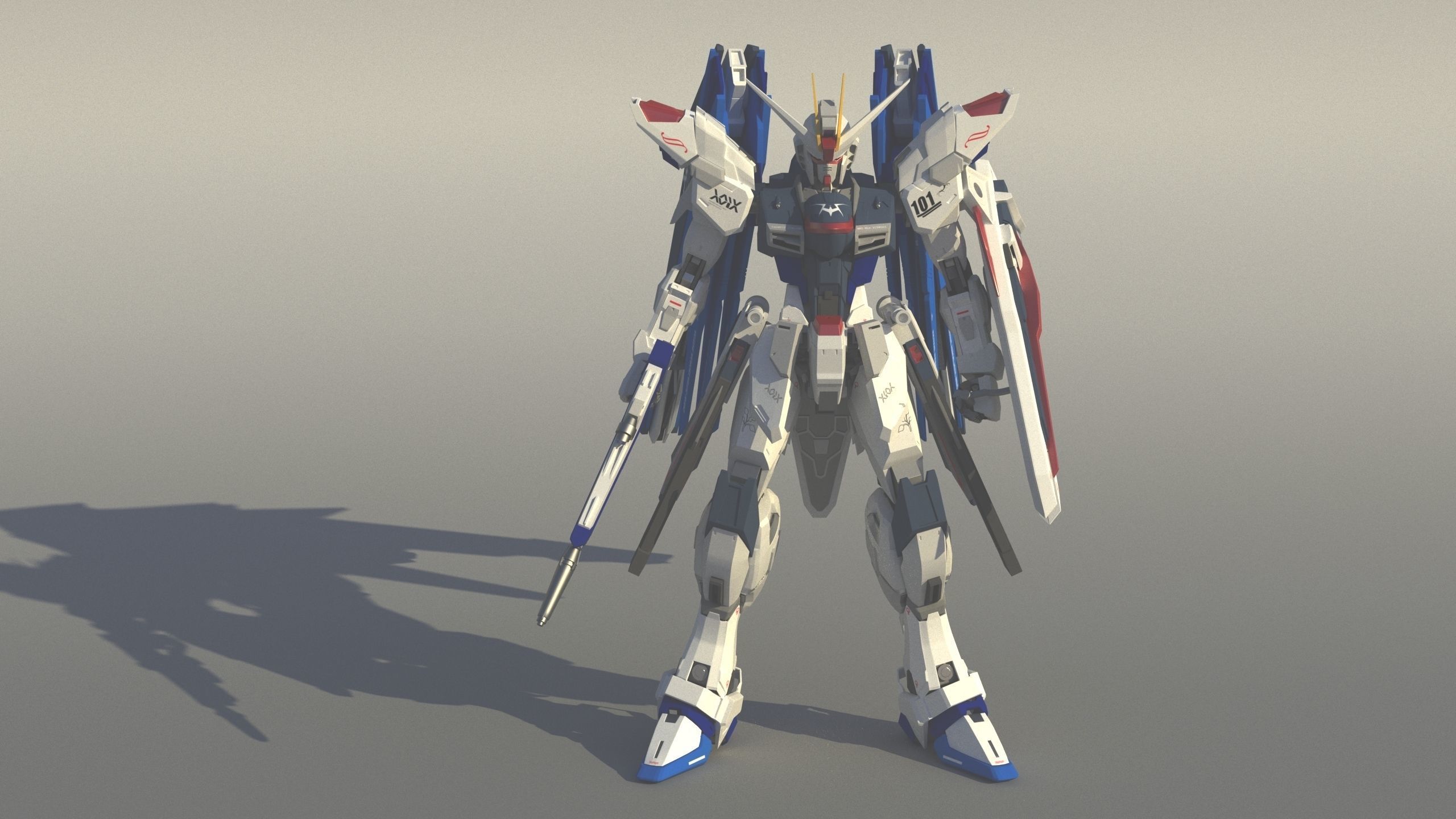 Freedom Gundam 3D model_1