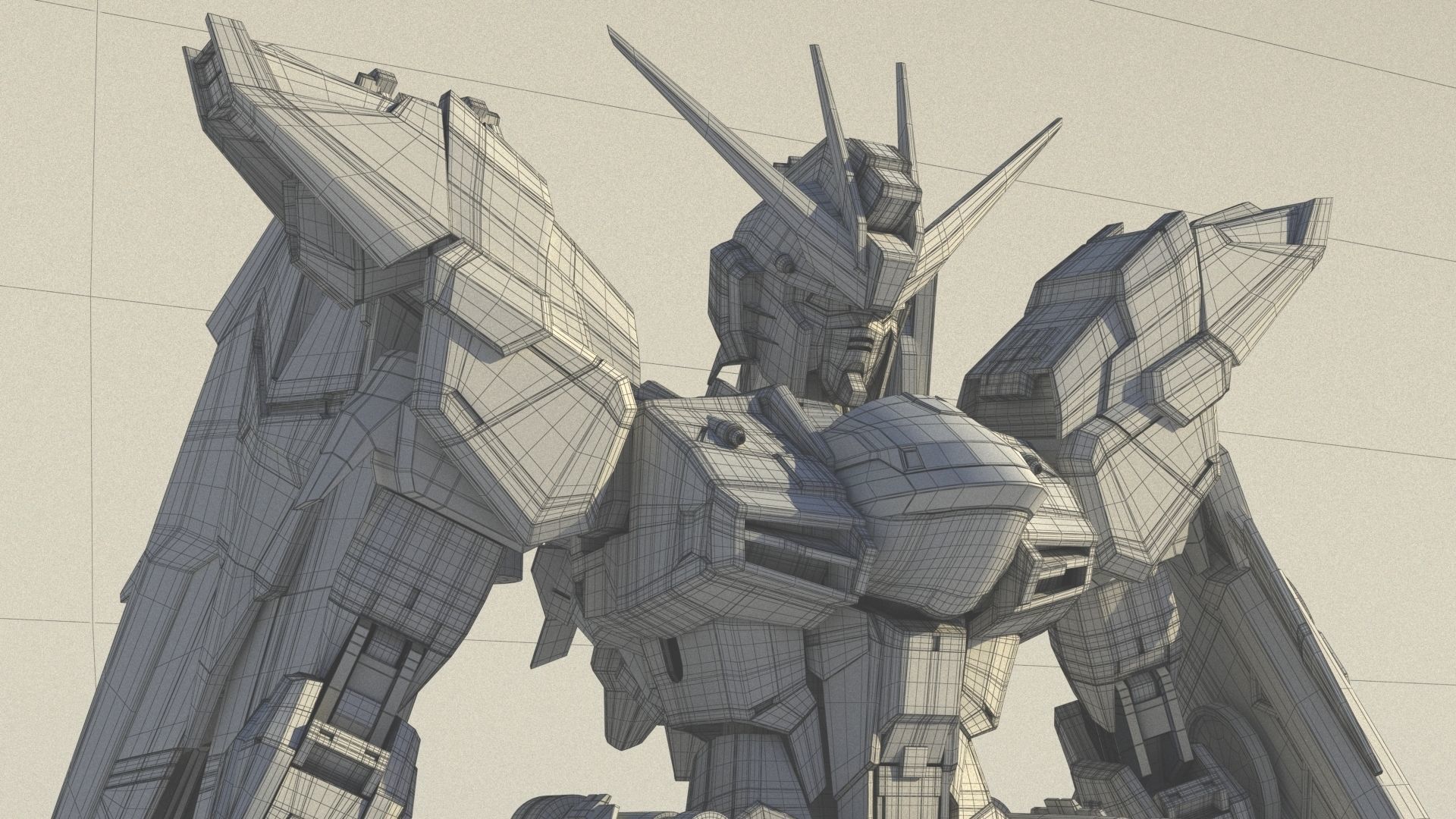 Freedom Gundam 3D model_9