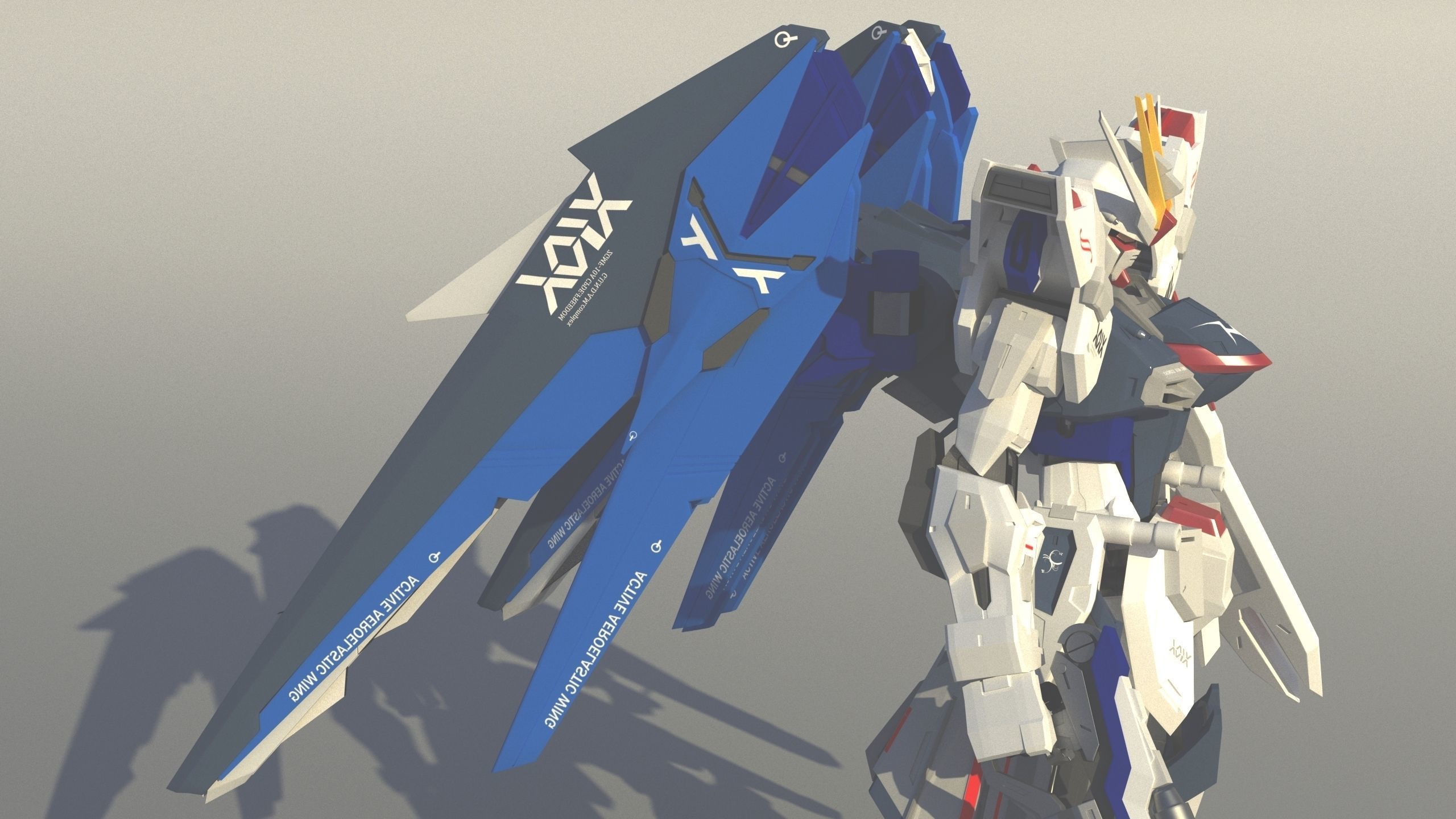 Freedom Gundam 3D model_5