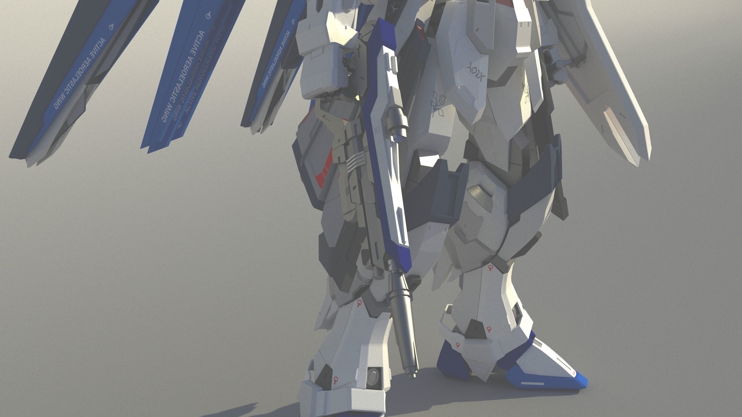 Freedom Gundam 3D model_4