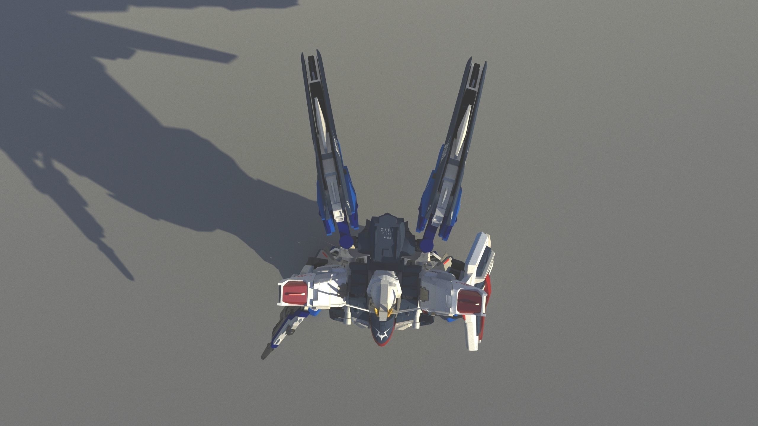 Freedom Gundam 3D model_3