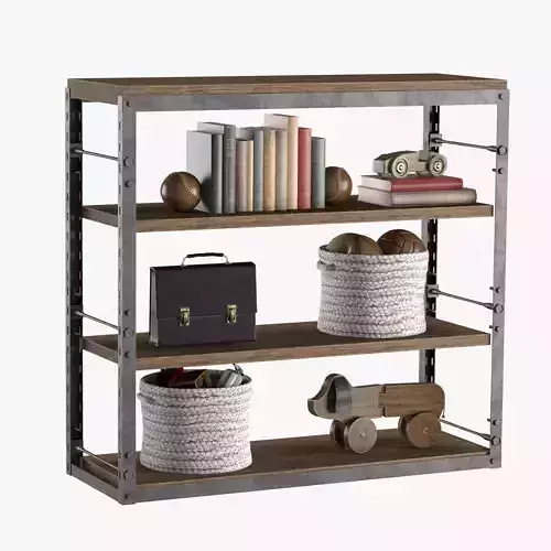 French Library Low Shelving