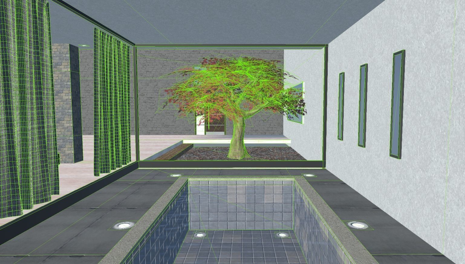 Luxury Apartment Low-poly 3D model_15