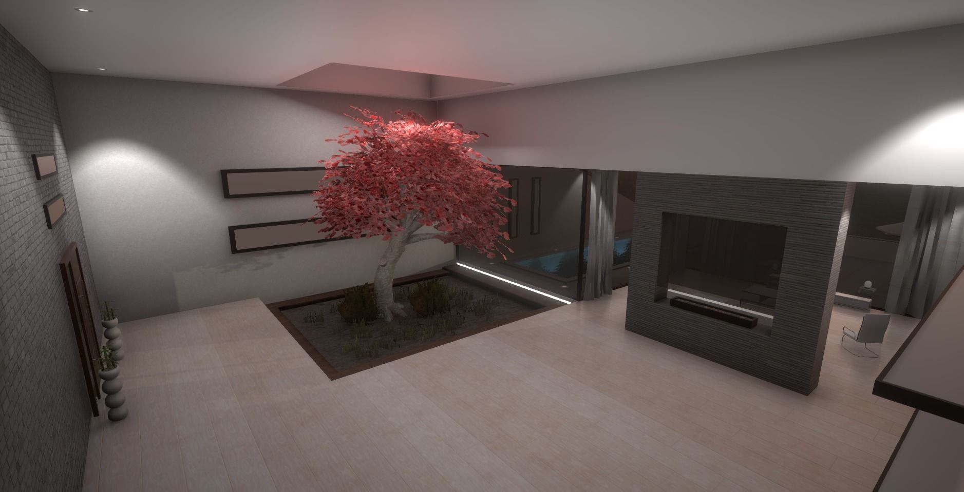 Luxury Apartment Low-poly 3D model_2