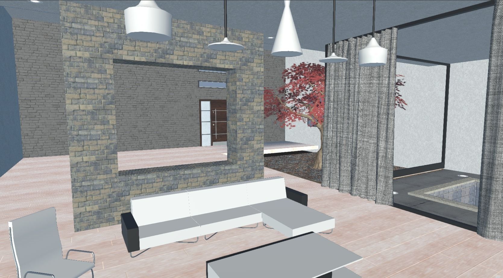 Luxury Apartment Low-poly 3D model_10