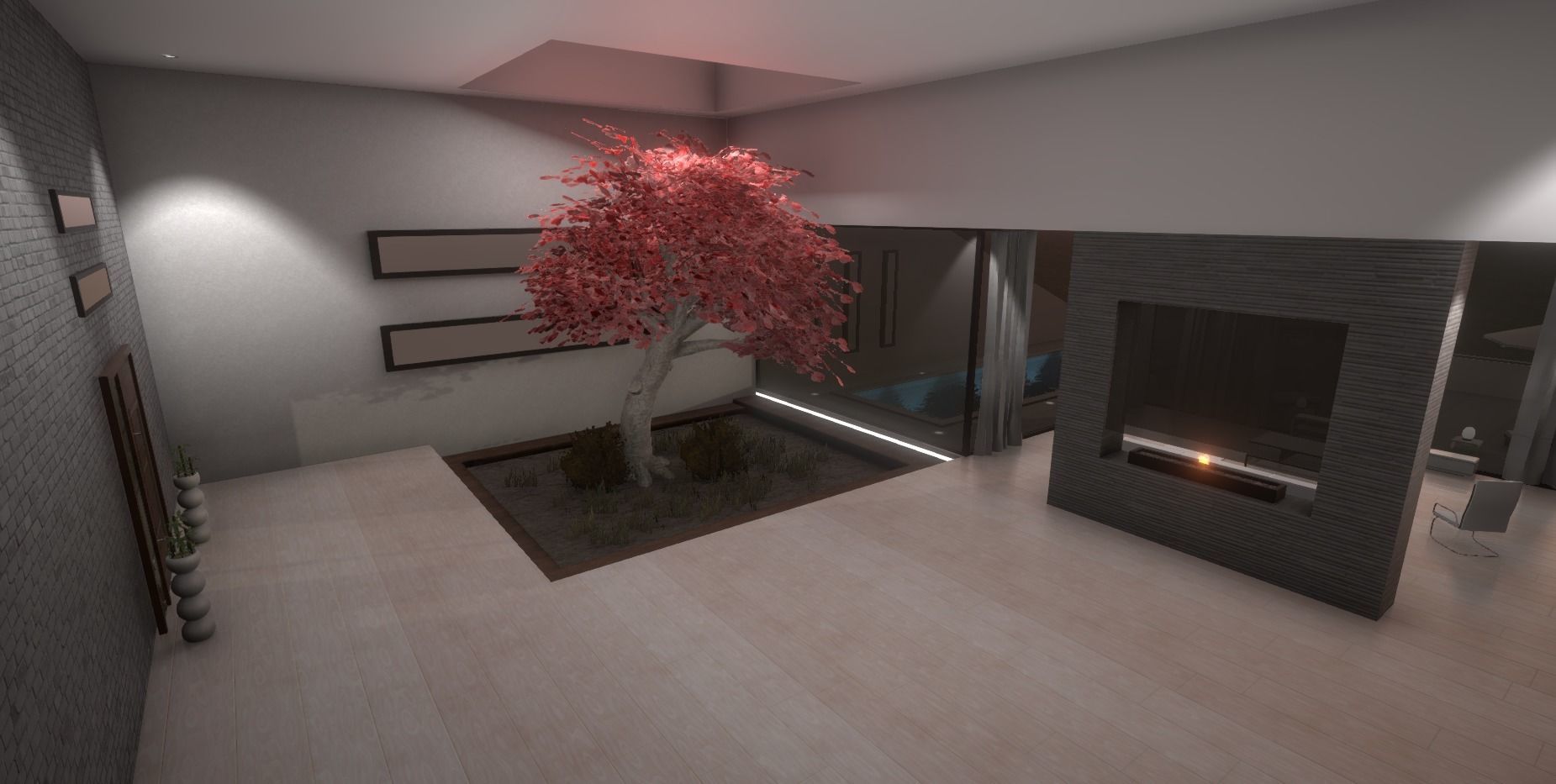 Luxury Apartment Low-poly 3D model_6