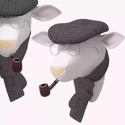 Soft Sheep Rene 3D model