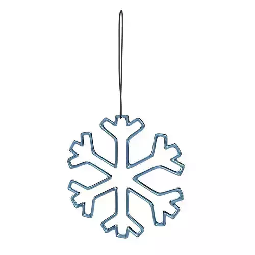 Snowflake Decoration Blue