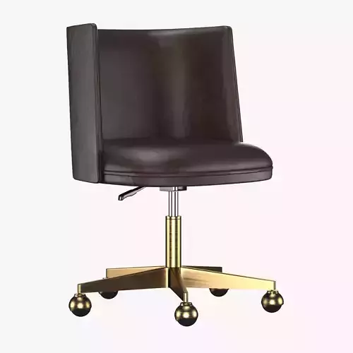 Kinney Leather Desk Chair 3D model