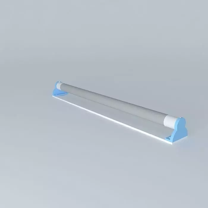 Long Lamp Free 3D model_0