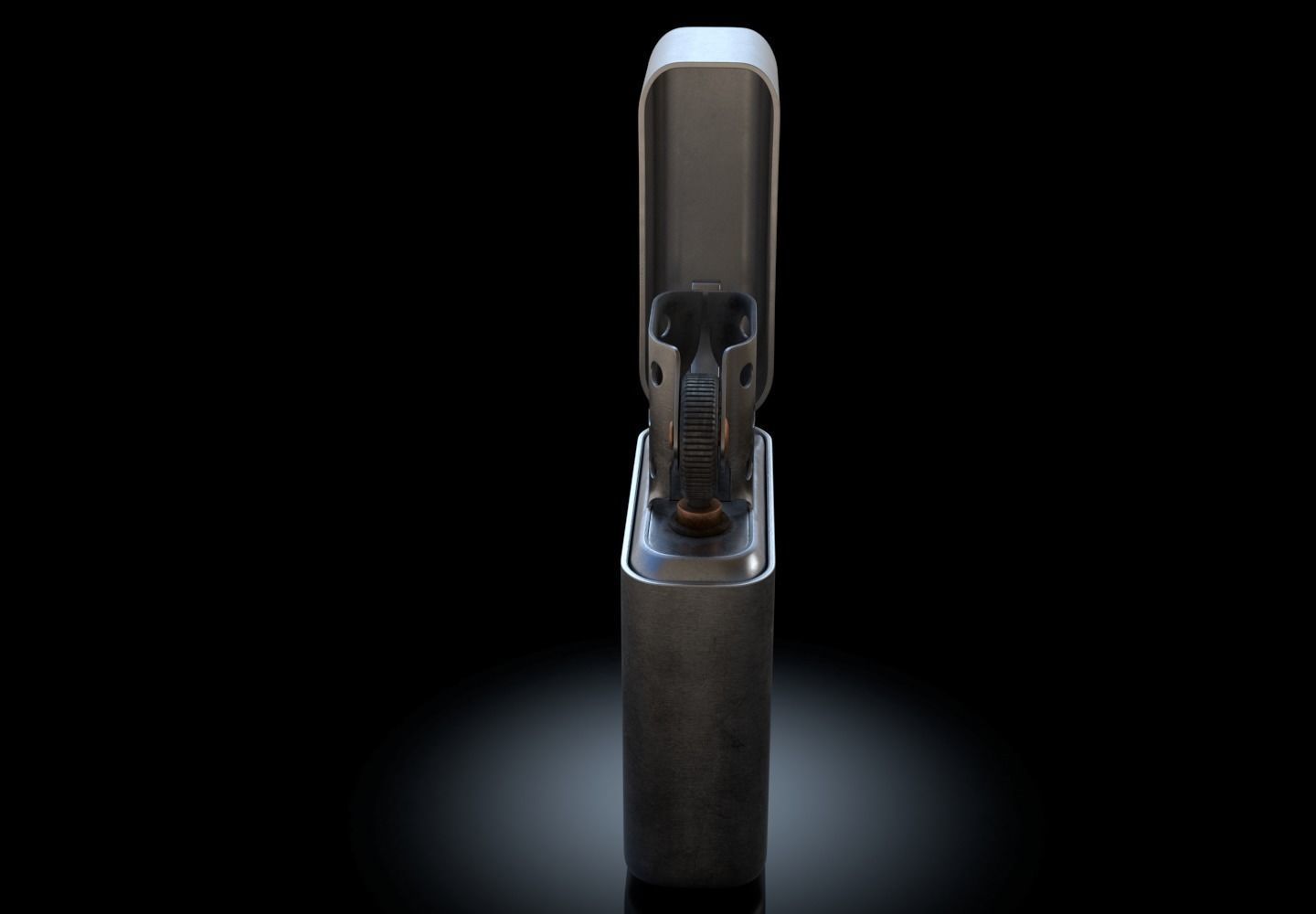 Zippo Lighter 3D model_8