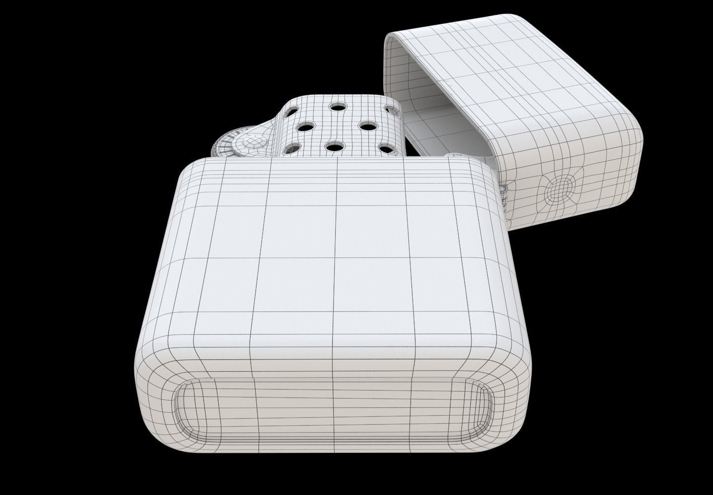 Zippo Lighter 3D model_11