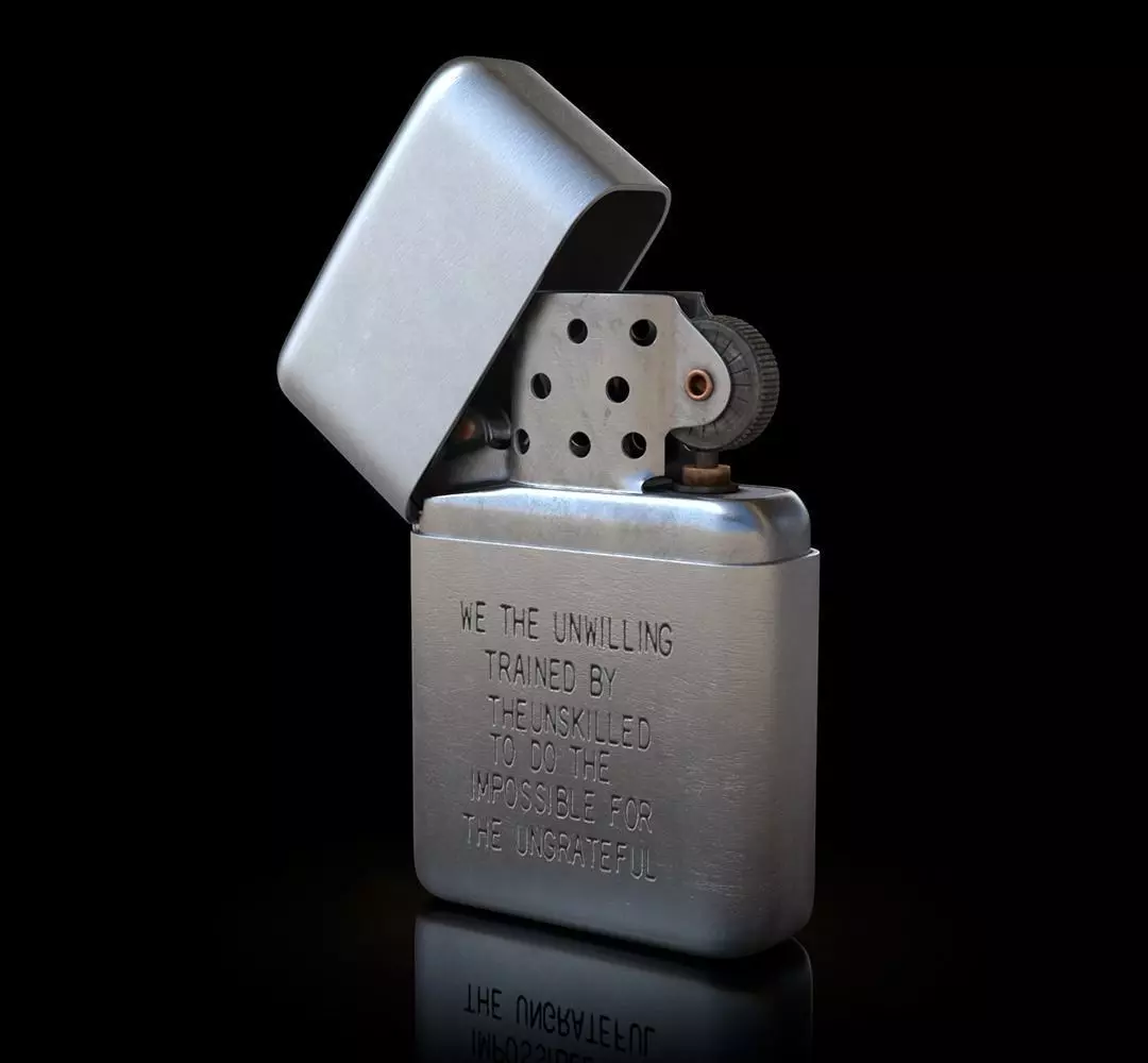 Zippo Lighter 3D model_0
