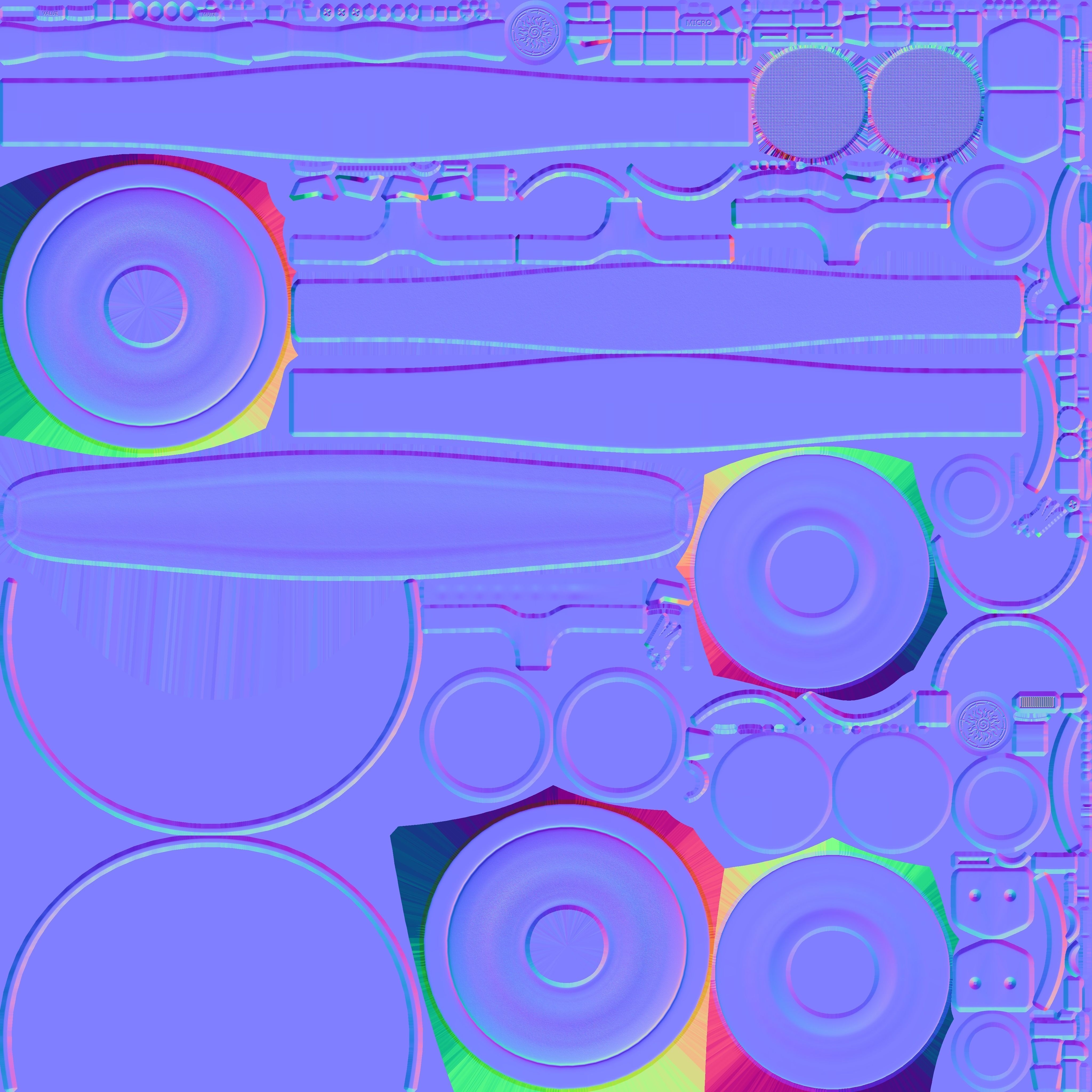 Gaming headphones Low-poly 3D model_25