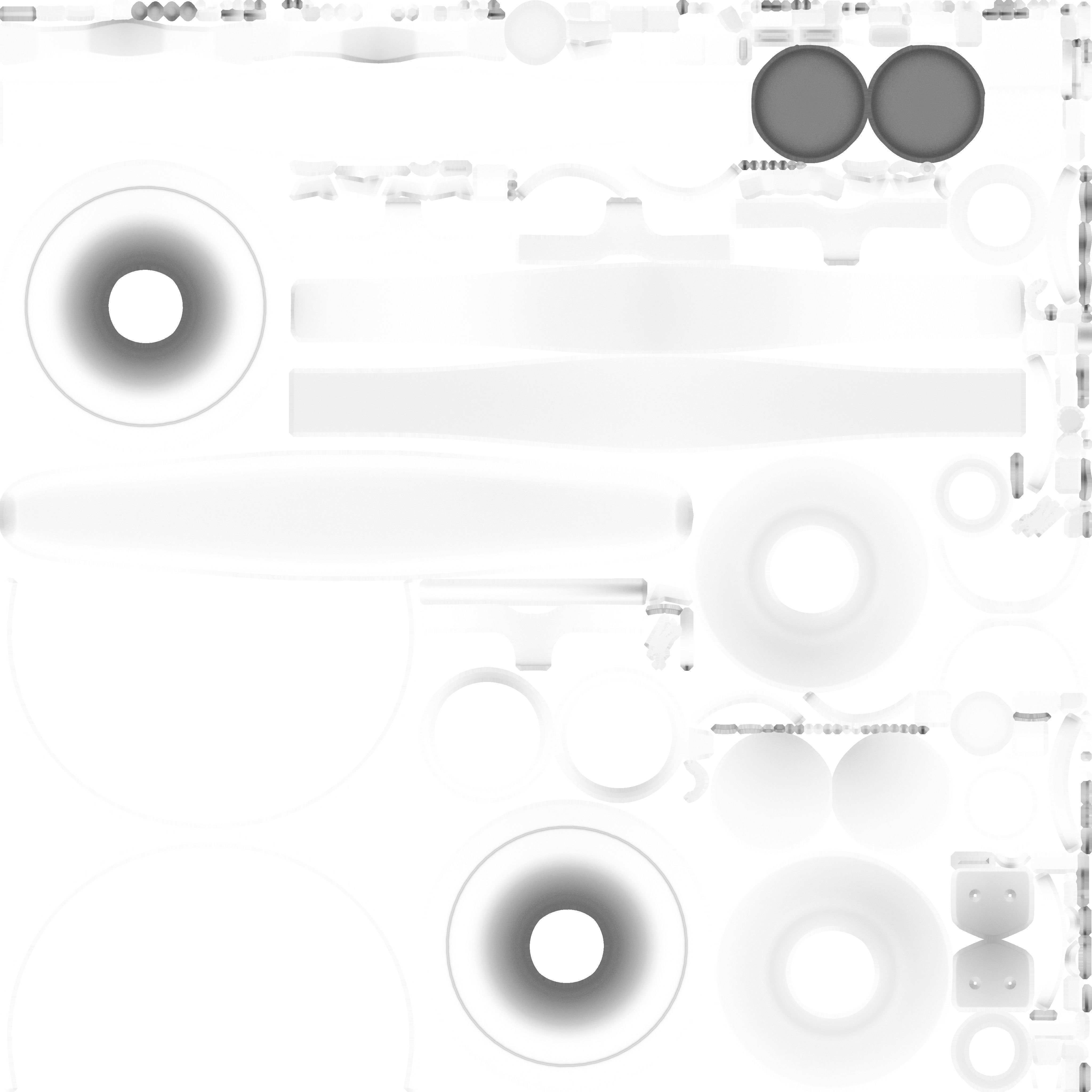 Gaming headphones Low-poly 3D model_21