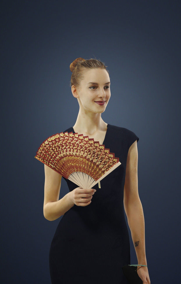 10x Woman Man Scanned Casual Foreground People Volume 01 3D Model Collection_104