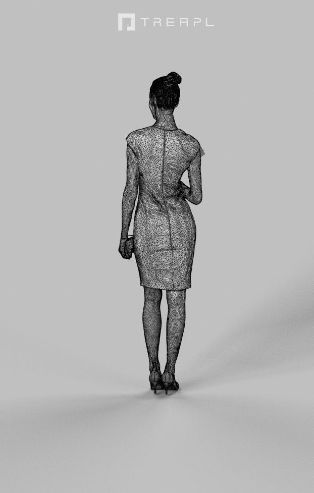 10x Woman Man Scanned Casual Foreground People Volume 01 3D Model Collection_101