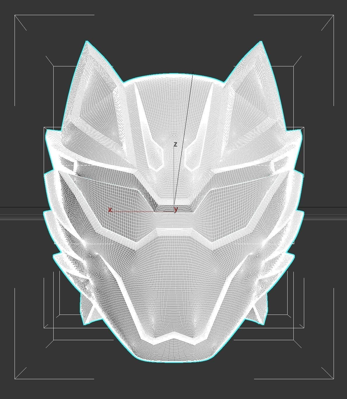 Juuken Sentai Gekiranger Helmet Power Rangers 3D print model_6