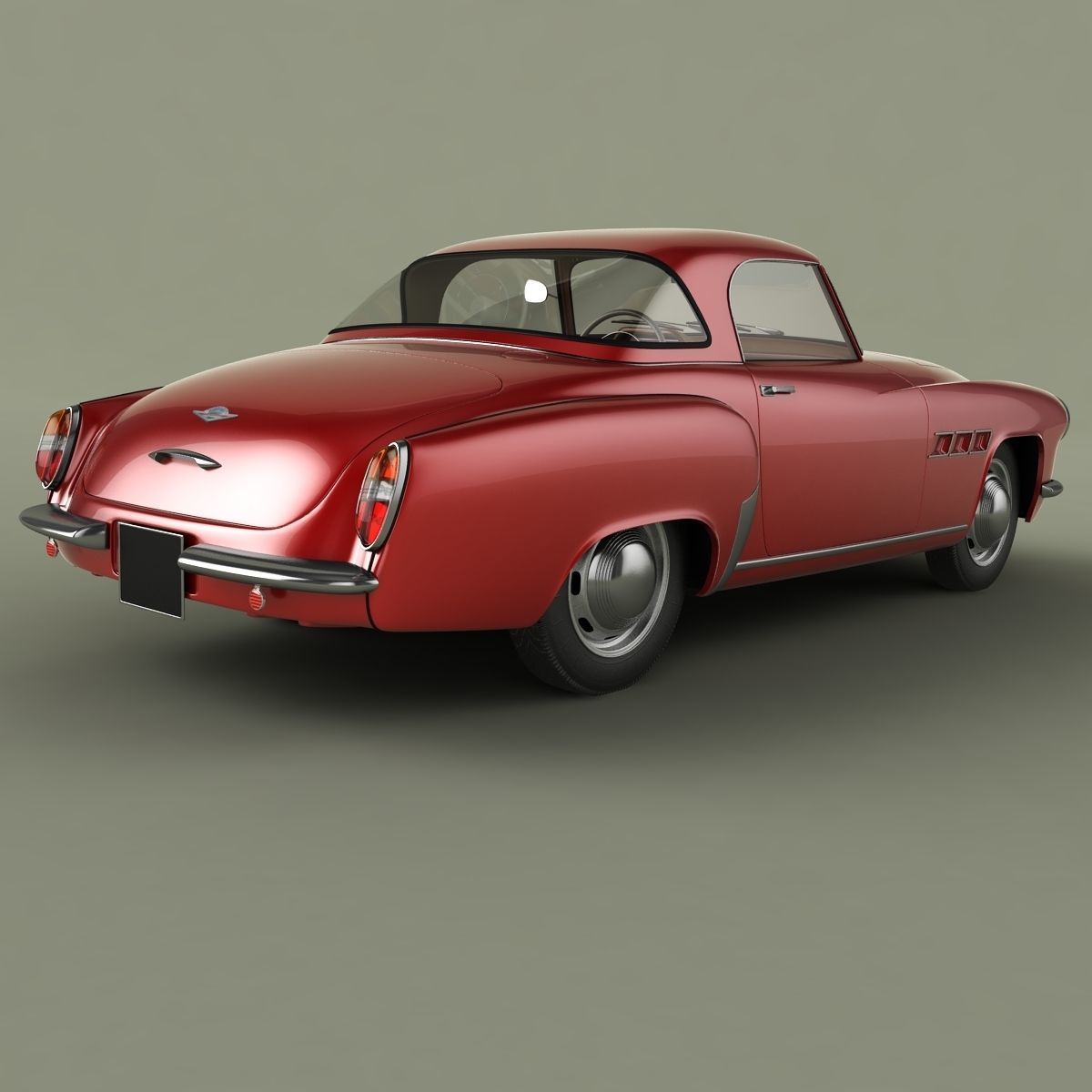 Wartburg 313 Sport 3D model_2