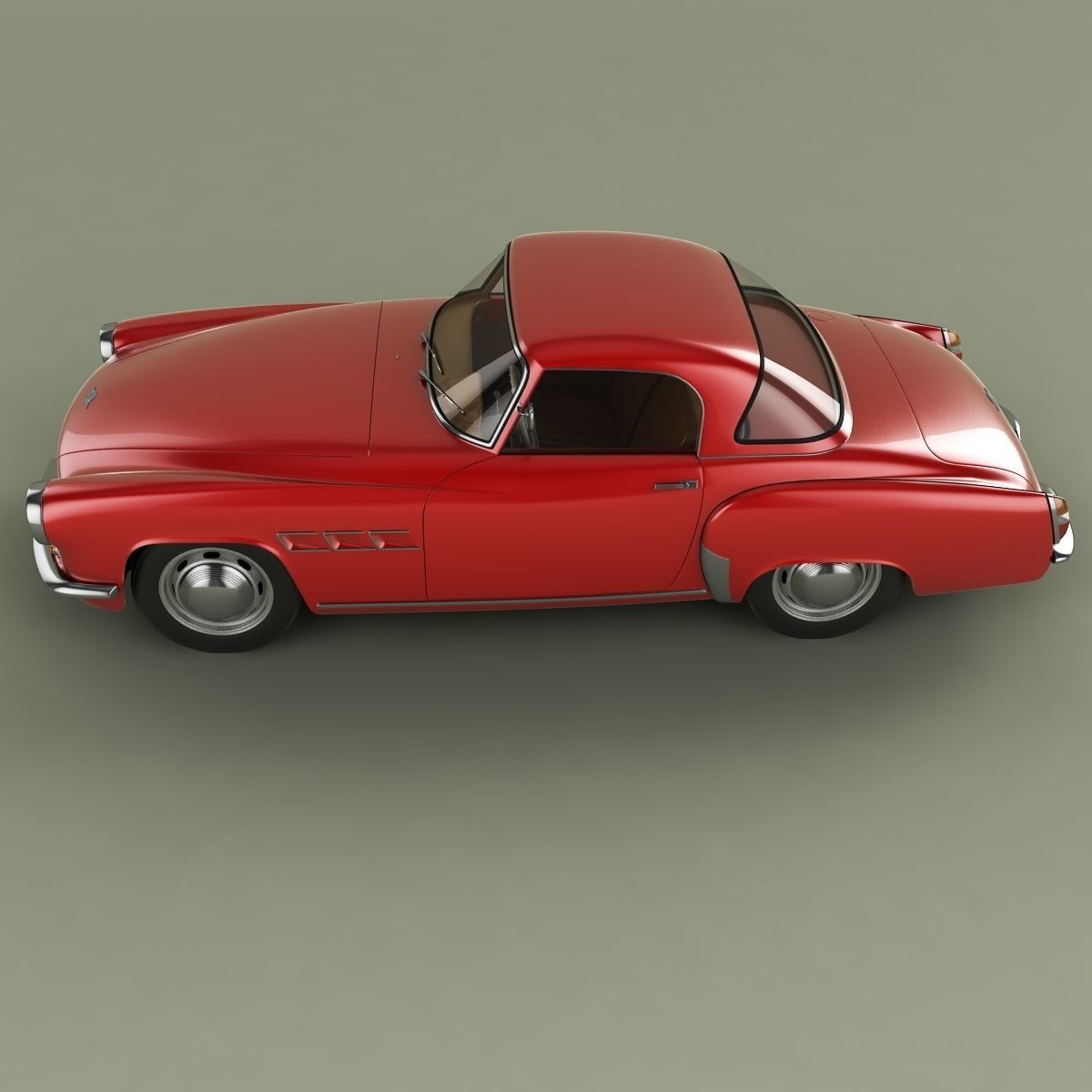Wartburg 313 Sport 3D model_6