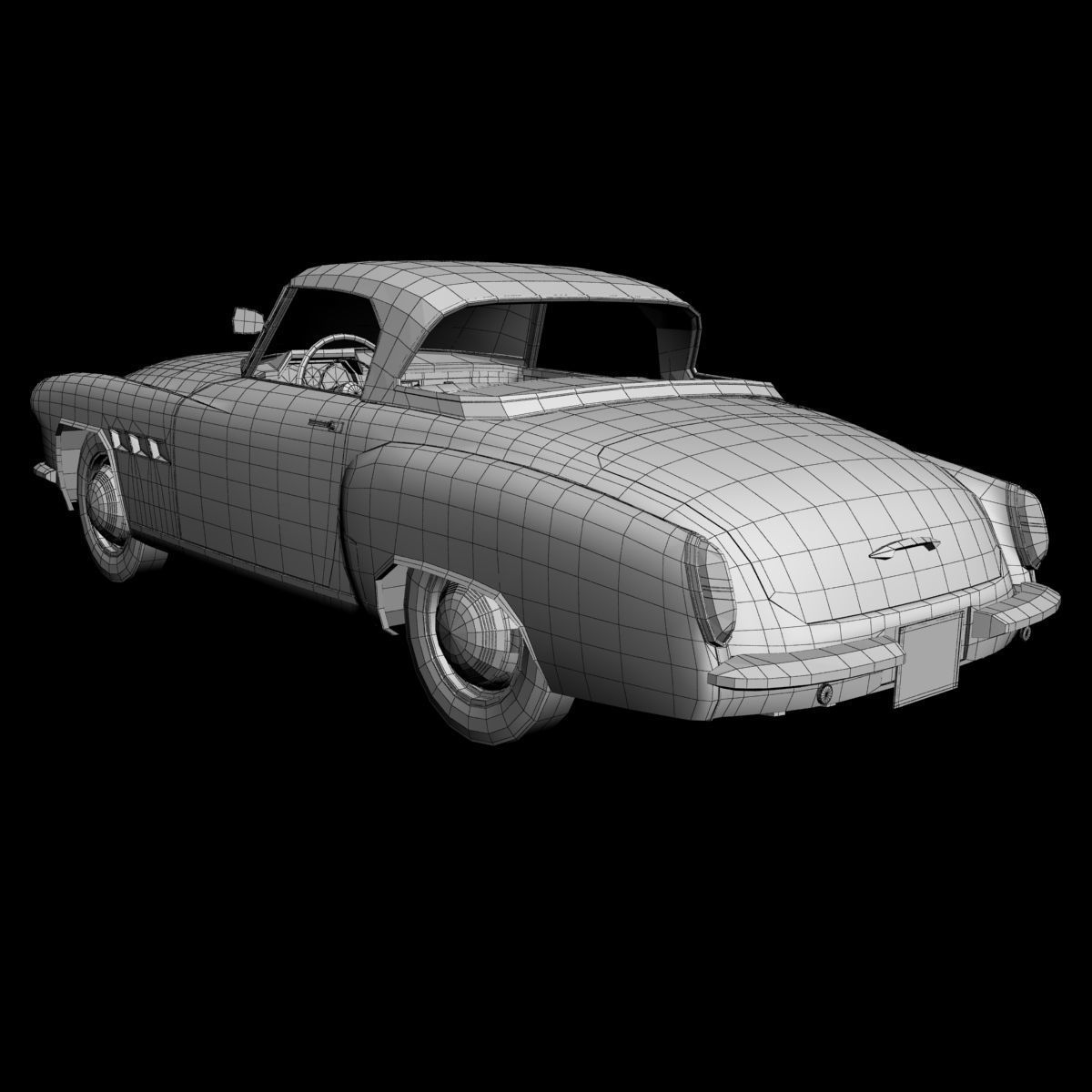 Wartburg 313 Sport 3D model_16