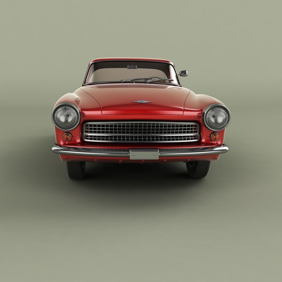 Wartburg 313 Sport 3D model_4