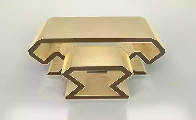Futuristic table 3D model
