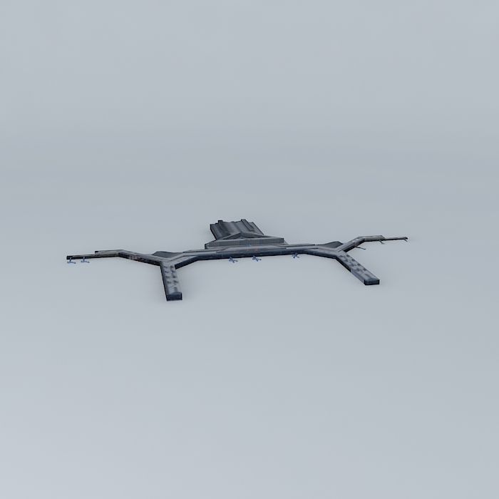 Shanghai Hongqiao Int 39 l Airport T2 Hongqiao Airport Termin... Free 3D model_2