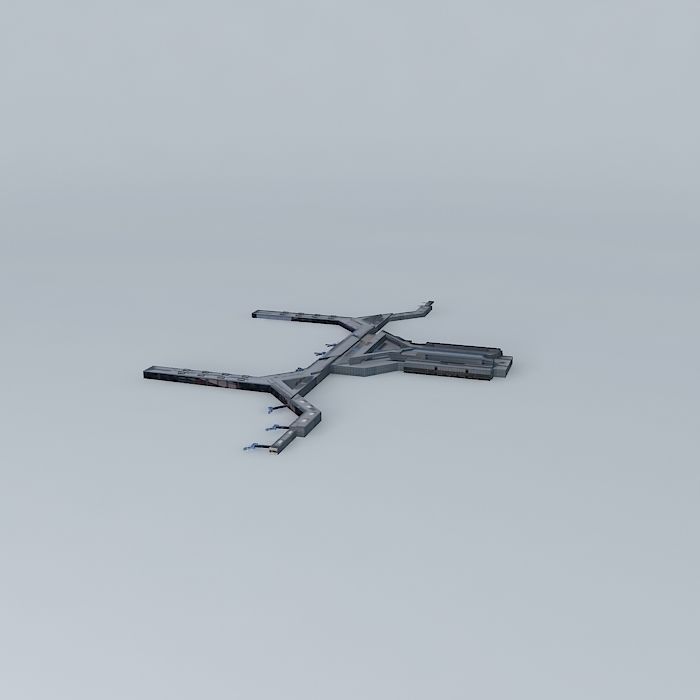 Shanghai Hongqiao Int 39 l Airport T2 Hongqiao Airport Termin... Free 3D model_1