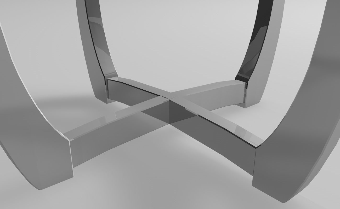 Futuristic table 3D model_8
