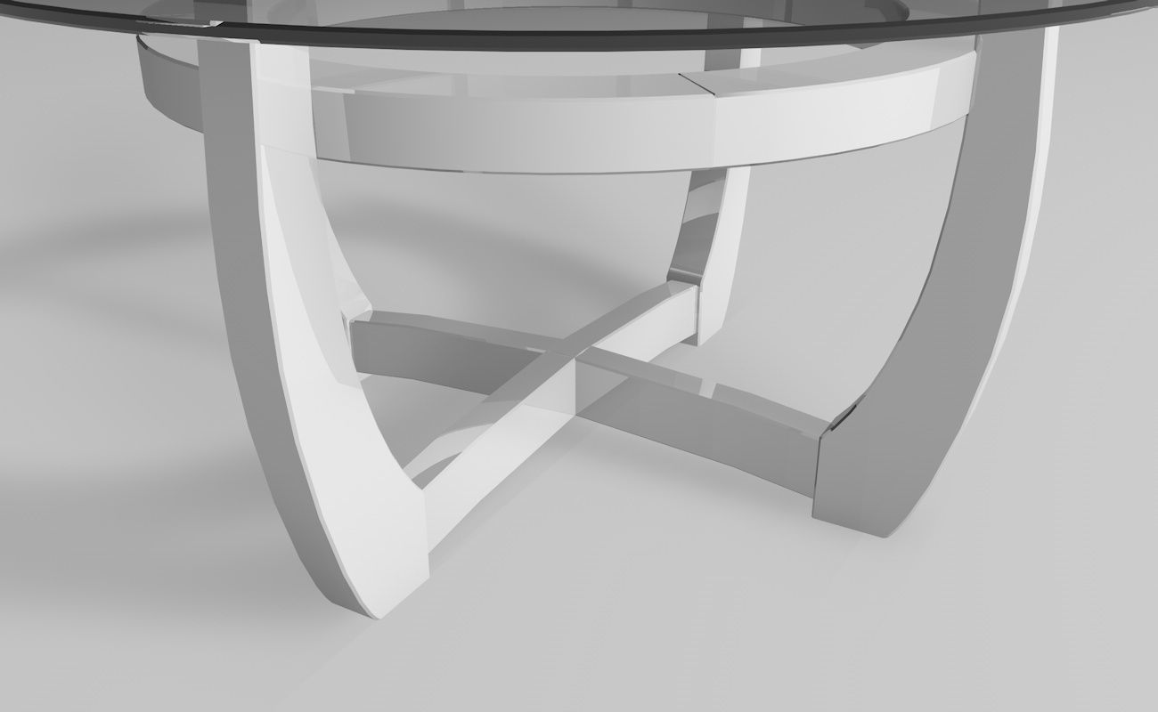 Futuristic table 3D model_6