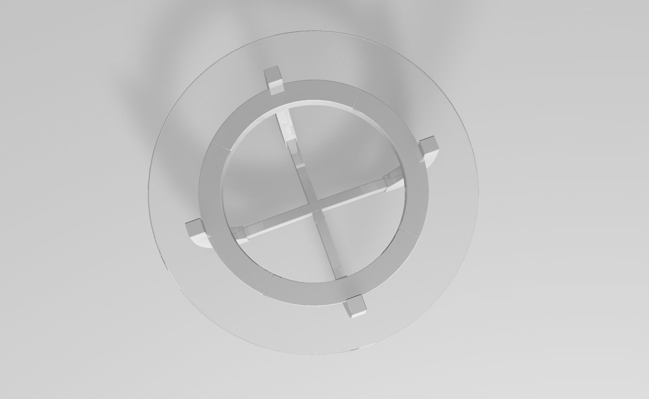 Futuristic table 3D model_5