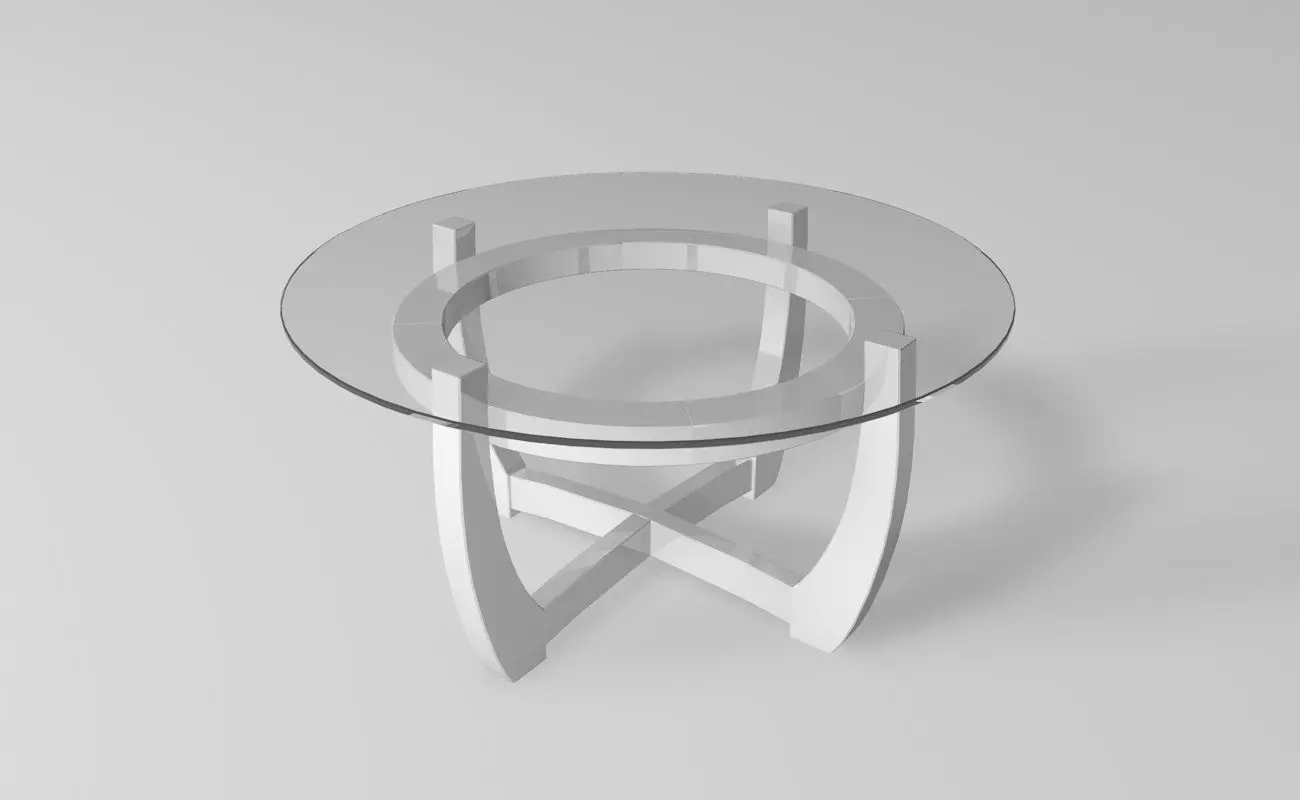 Futuristic table 3D model_0