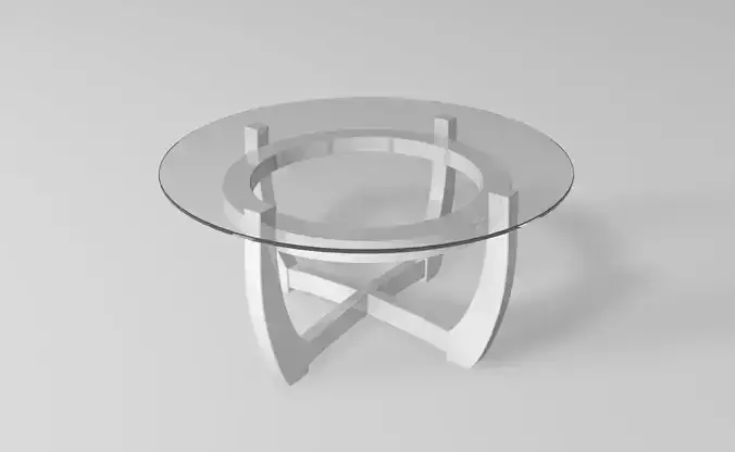 Futuristic table 3D model