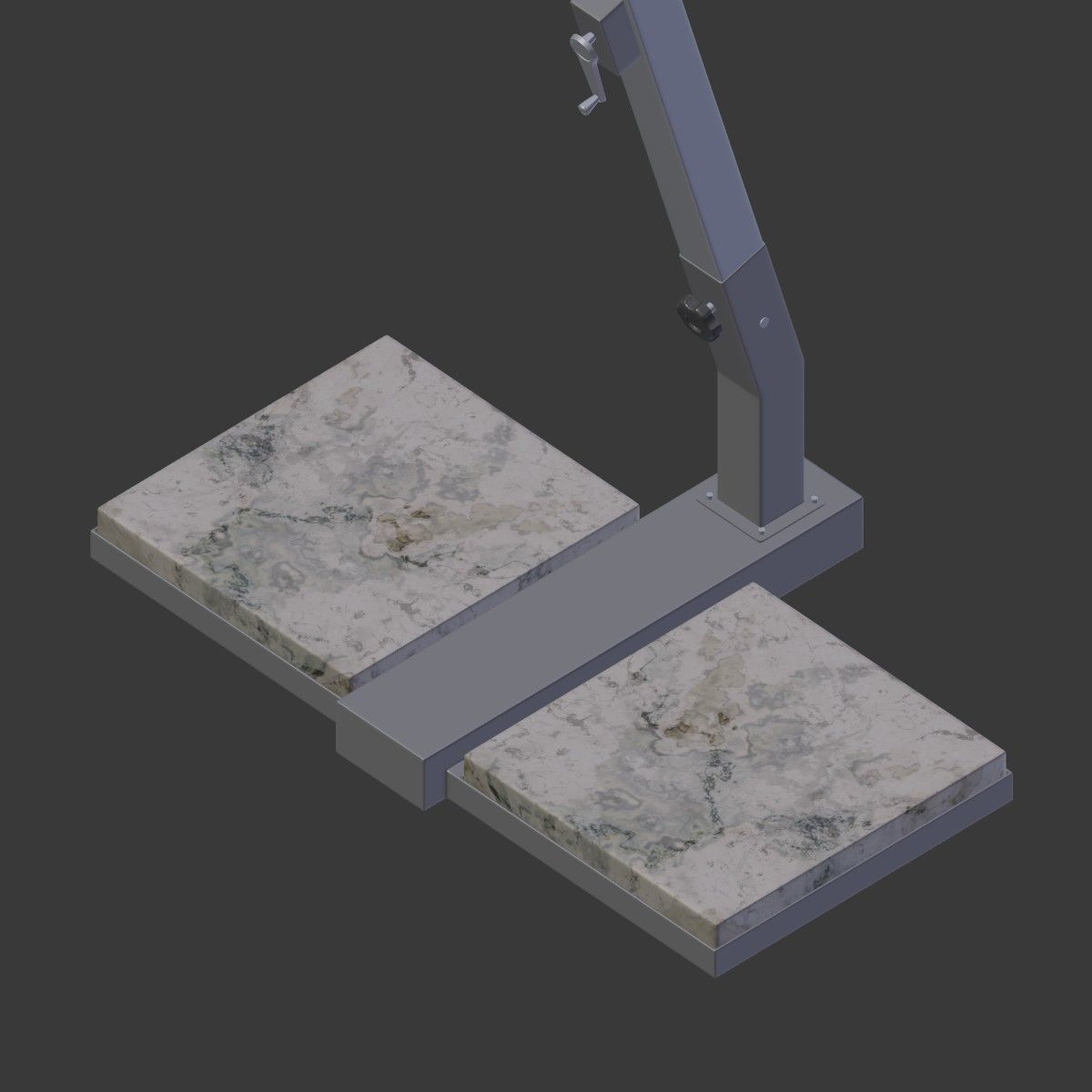 Outdoor Umbrella - Parasol 4 Low-poly 3D model_19