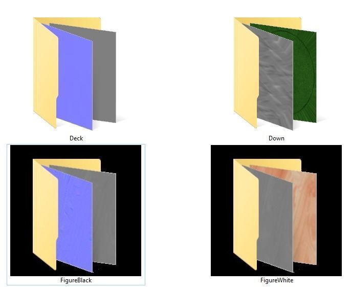 Chess Set - highpoly and lowpoly Low-poly 3D model_12