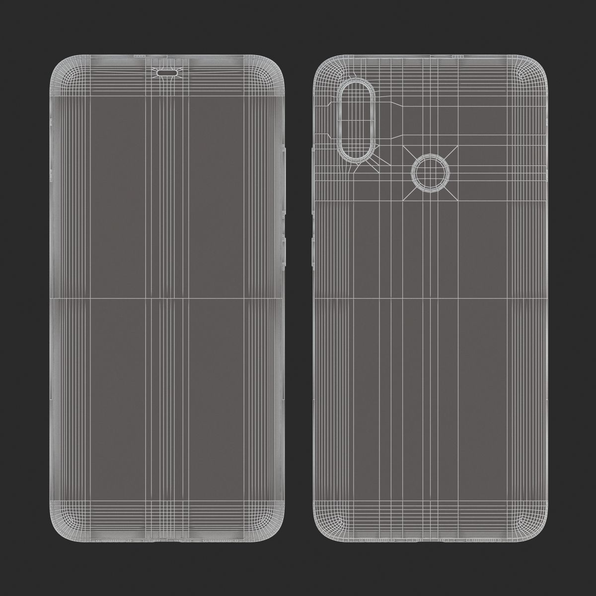 Xiaomi Mi 8 Black 3D model_10