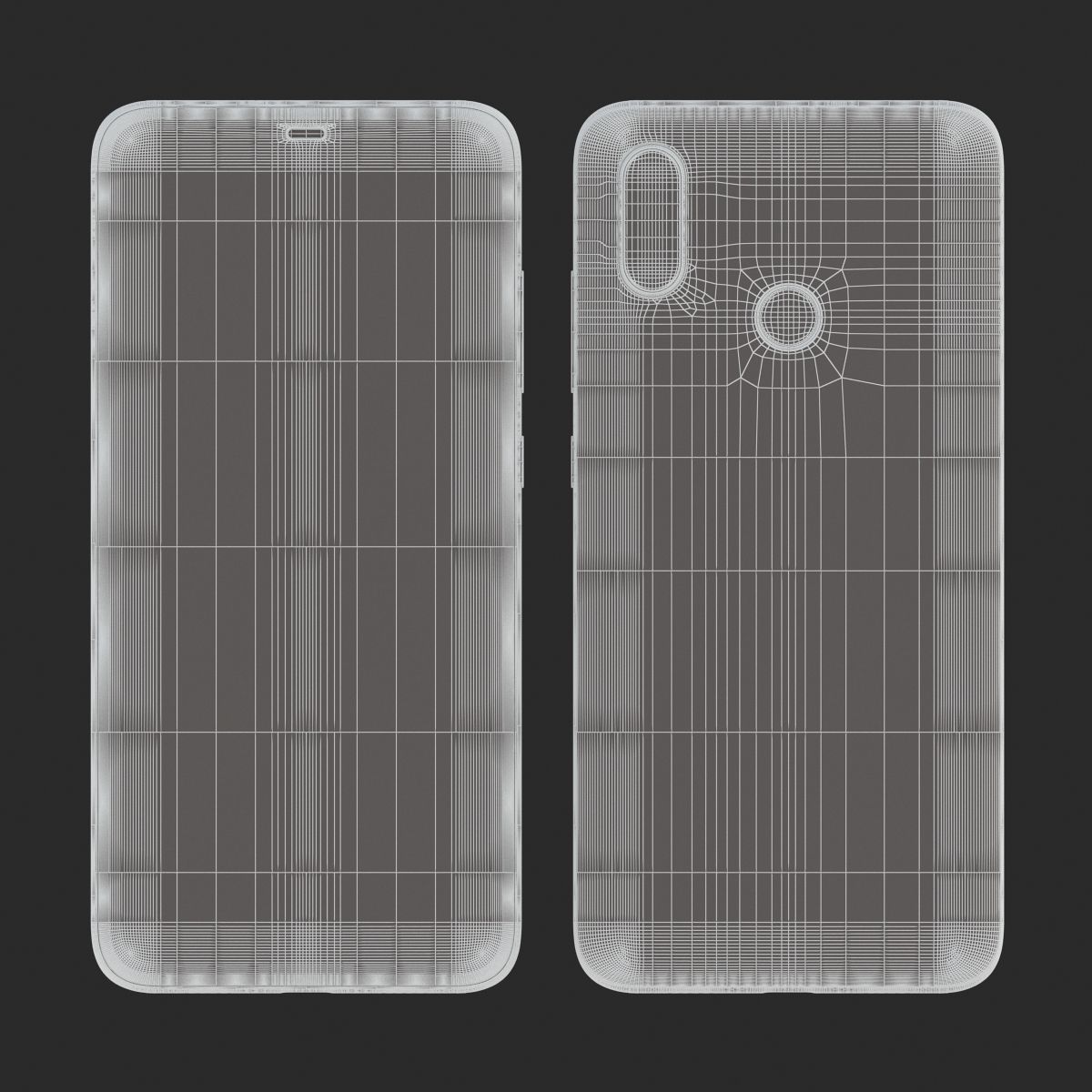 Xiaomi Mi 8 Black 3D model_11