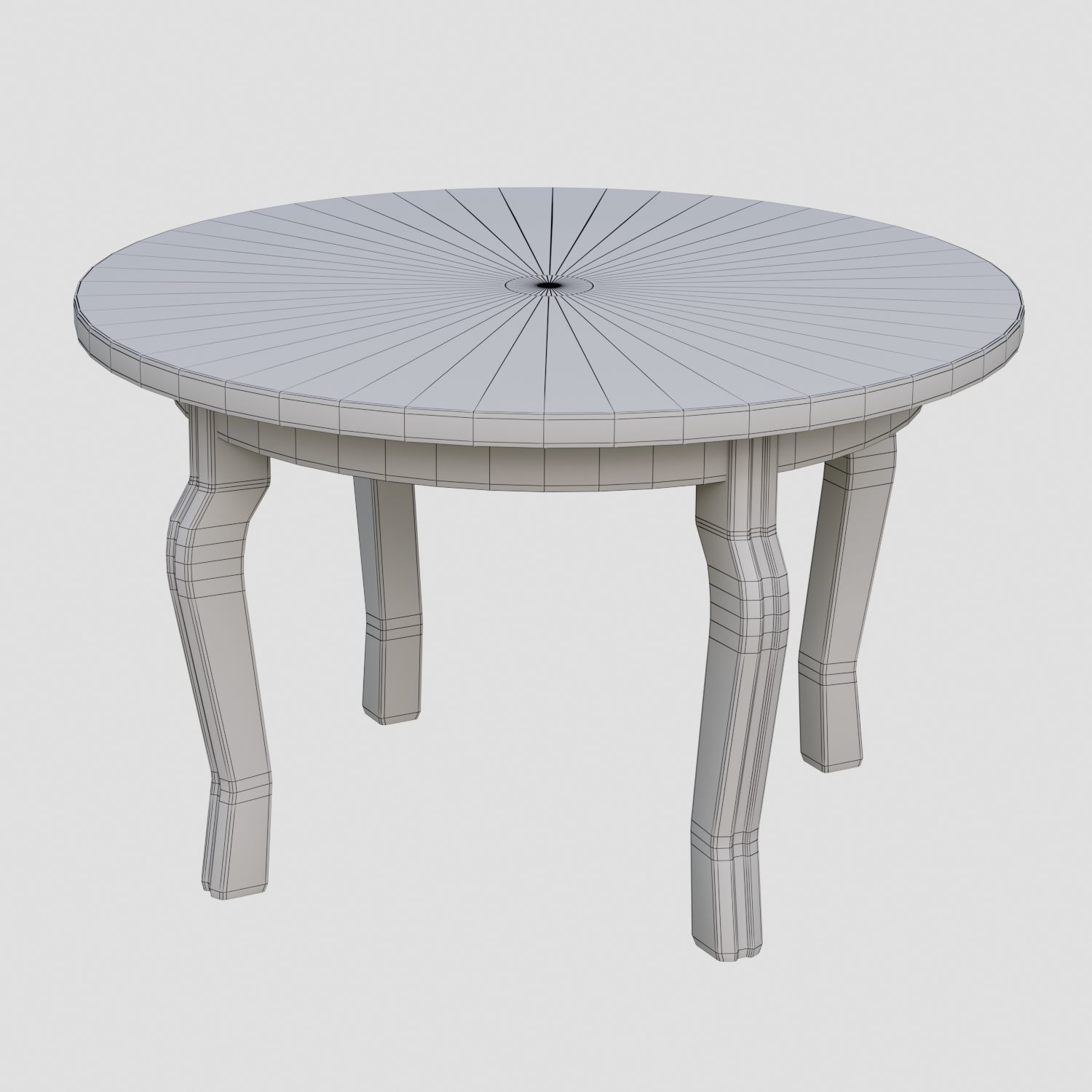 Round table 3D model_6