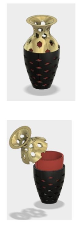 nice pot flowers 3D print model_4