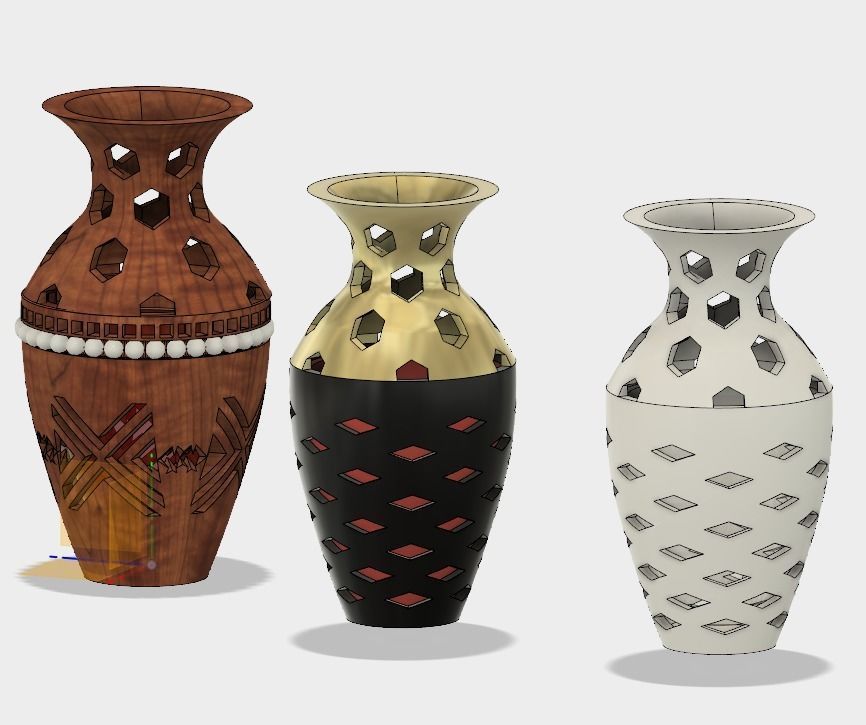 nice pot flowers 3D print model_3