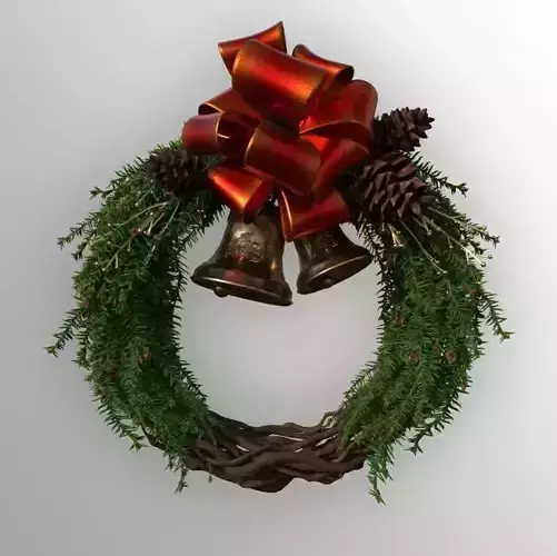Christmas Wreath 3D model